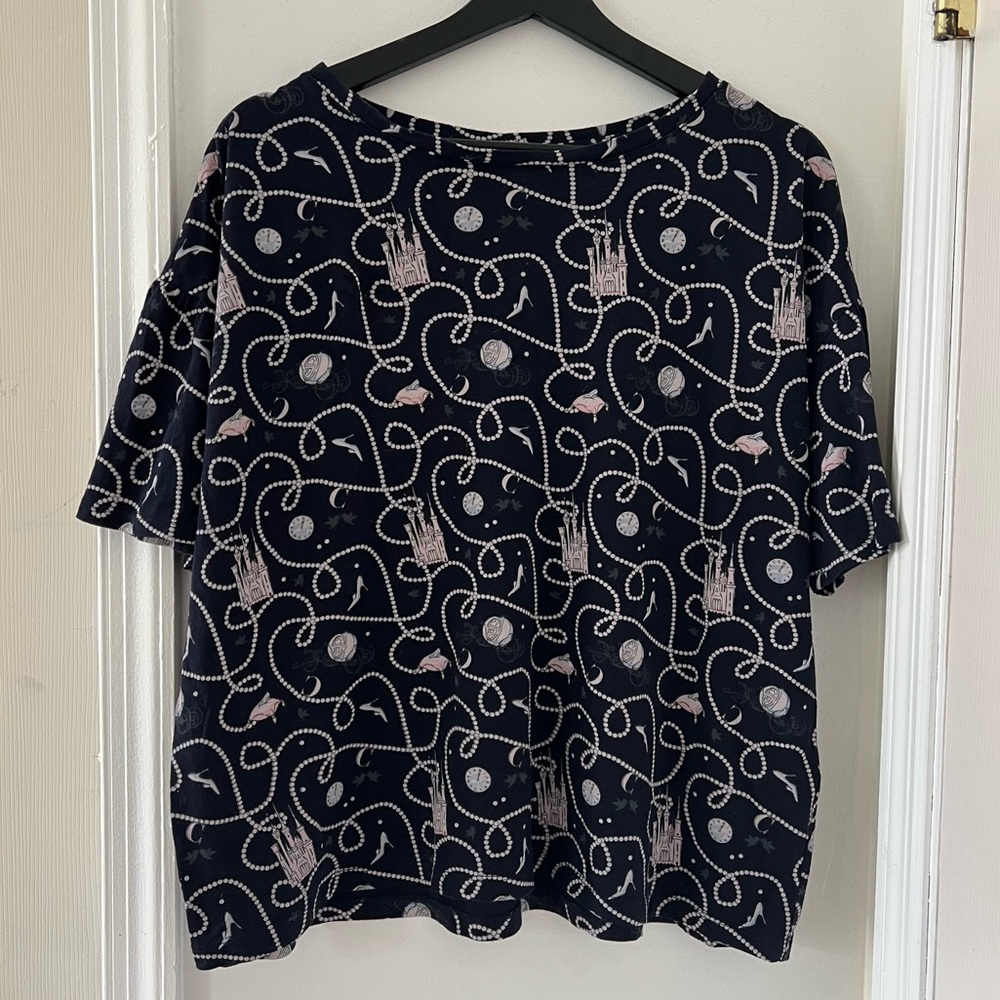 Disney Cinderella Castle Print T-Shirt